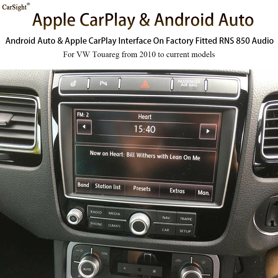 Apple CarPlay et Android Auto Retrofit pour Volkswagen Touareg, Audio RNS850, VÃ©hicules de 2010 Ã  2017, Nouveau n° 5