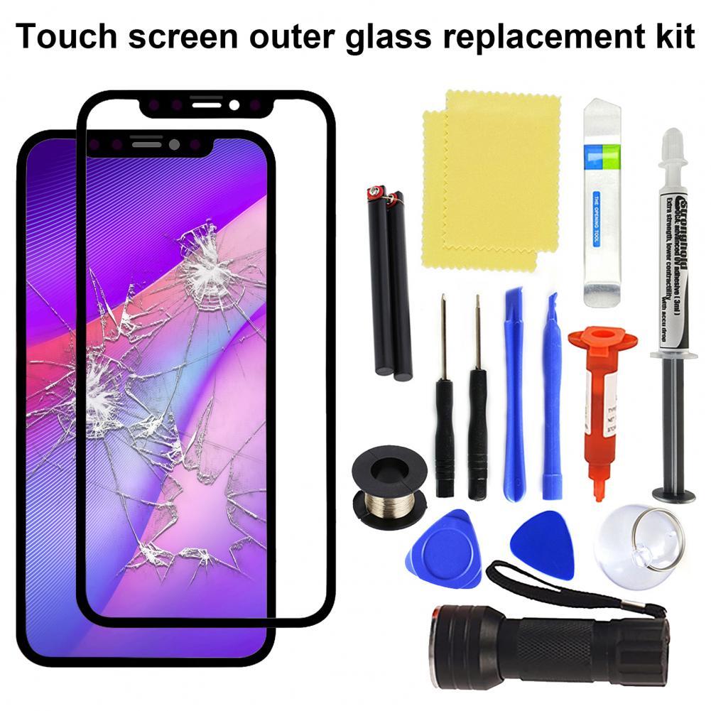 Kit de rÃ©paration d'Ã©cran tactile avant de remplacement, pour iPhone X XR XS 11 12 Pro Max, accessoires de tÃ©lÃ©phone portable n° 1