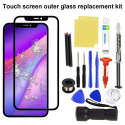 Kit de rÃ©paration d'Ã©cran tactile avant de remplacement, pour iPhone X XR XS 11 12 Pro Max, accessoires de tÃ©lÃ©phone portable