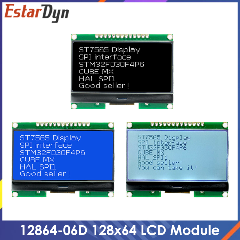 Module LCD COG avec police chinoise, Ã©cran matriciel, interface Ã©ventuelles I, 12864-06D, 12864 n° 1