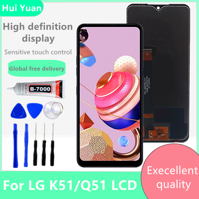 Ensemble Ã©cran tactile LCD avec chÃ¢ssis, testÃ© et Original pour LG K51 K500 K500UM LM-K500UM LM-K5 n° 1