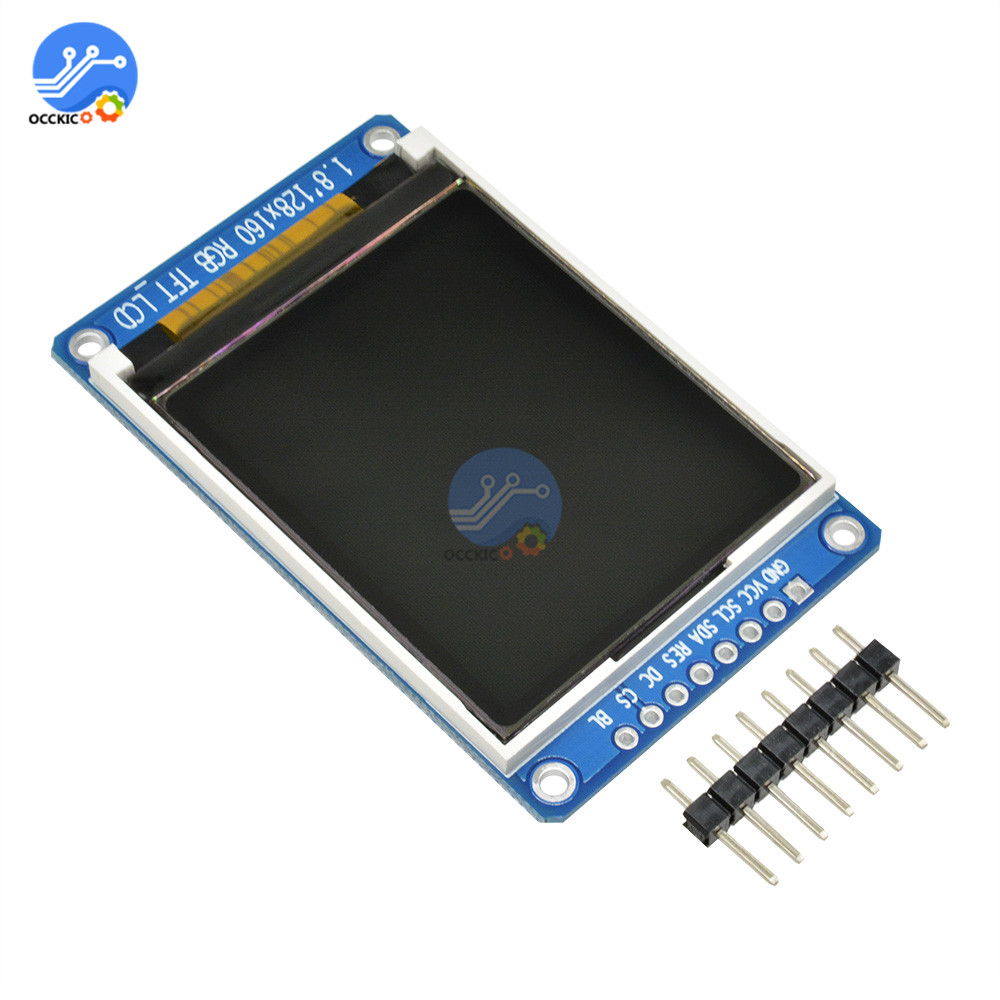 Module d'affichage LCD OLED 1.8 pouces, polychrome, rvb 128x160 TFT ST7735S, pilote DC 3.3V pour Arduino, KIT de bricolage n° 3