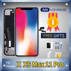 AAA LCD pour iPhone X XS Max 11 Pro affichage OLED avec assemblage de remplacement d'Ã©cran de numÃ©riseur tactile 3D ton vrai pas de Pixel mort small picture n° 1