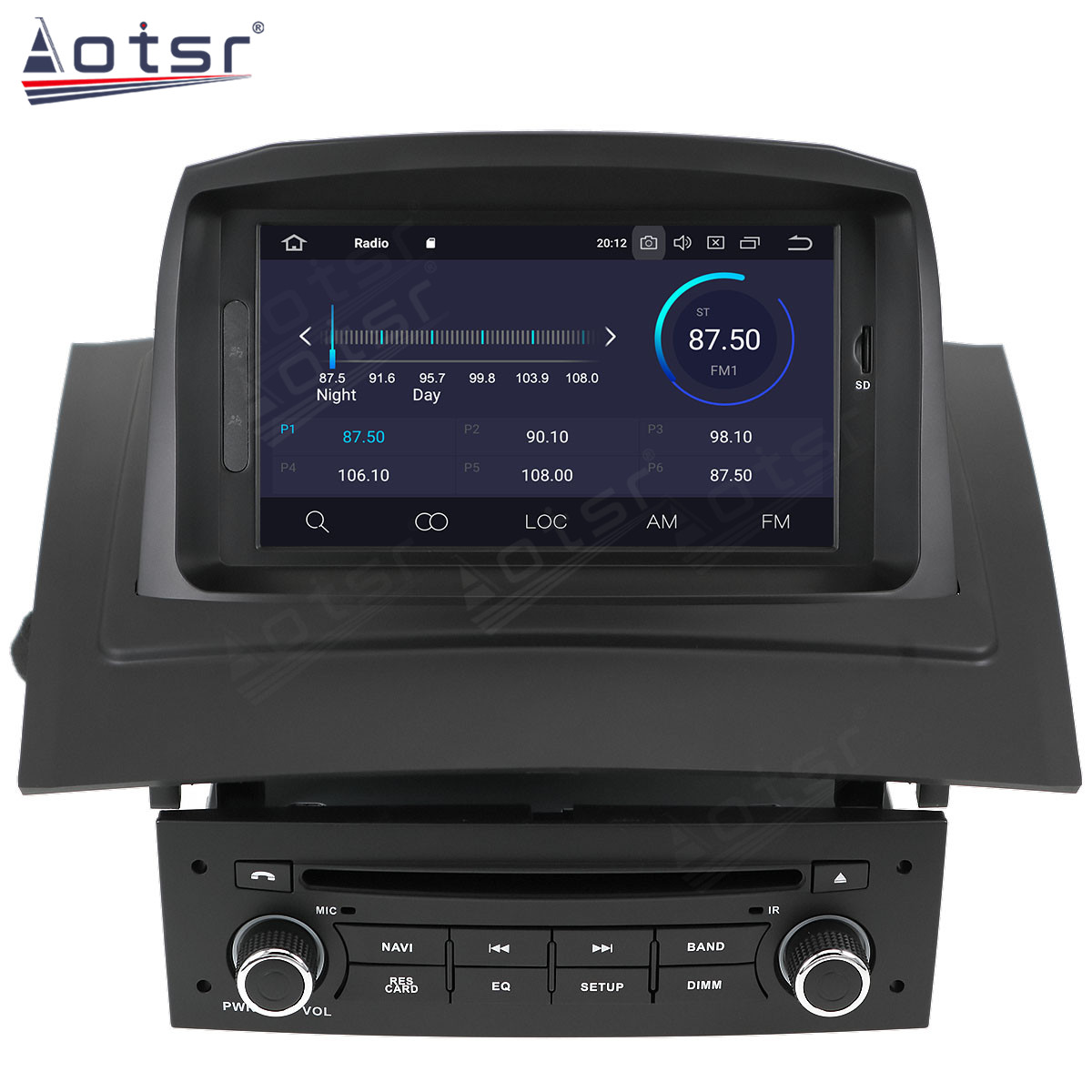 Autoradio Android 11, 4 Go/128 Go, Navigation GPS, DVD, WiFi, DSP, CarPlay, StÃ©rÃ©o, UnitÃ© Centrale pour Voiture Renault Megane 2 Fluence (2002-2008) n° 4