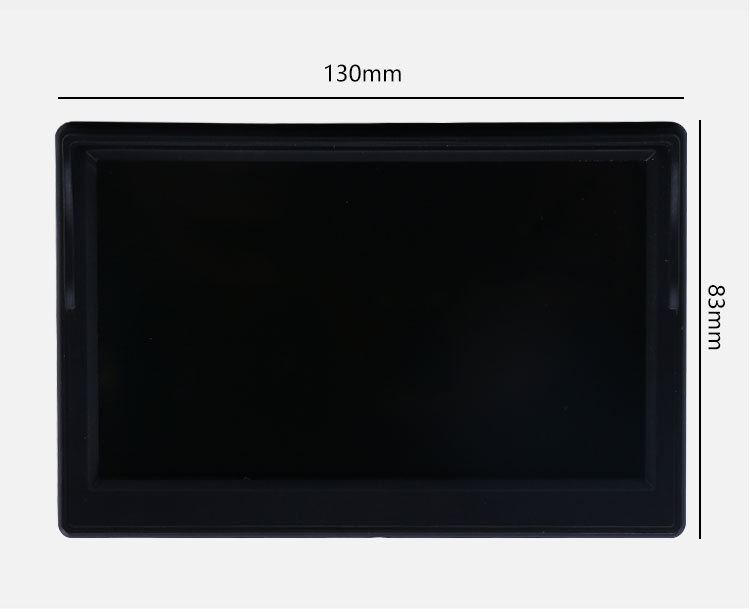 Moniteur de voiture numÃ©rique TFT LCD HD, entrÃ©e vidÃ©o bidirectionnelle pour barrage, camÃ©ra de recul, DVD, VCD, Ã©cran 16:9, 800x480, 5 pouces n° 2