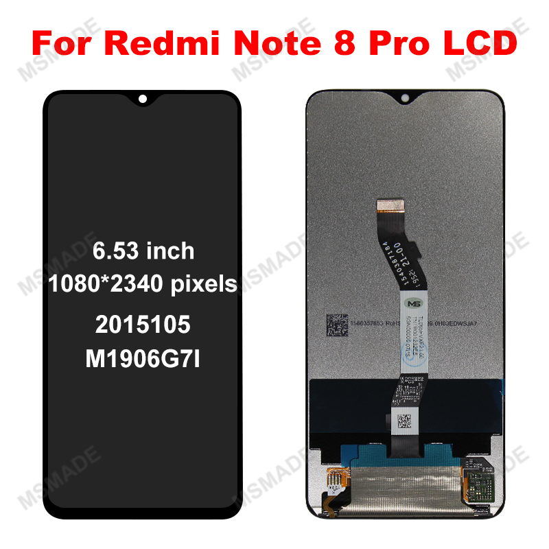 Ã‰cran tactile LCD de remplacement, pour Xiaomi Redmi Note 8 Pro, original n° 3