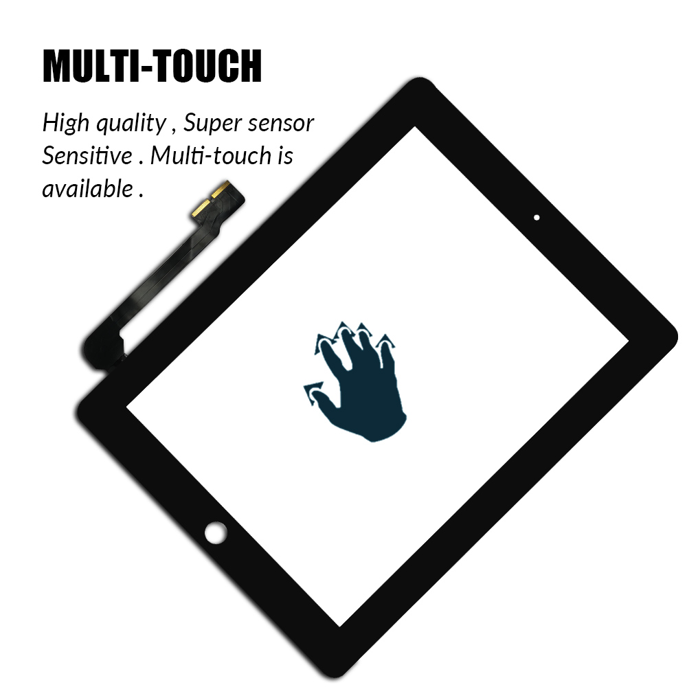 Ã‰cran tactile LCD de remplacement, pour iPad 3 A1416 A1430 A1403, pour iPad 4 A1458 A1459 A1460 n° 2