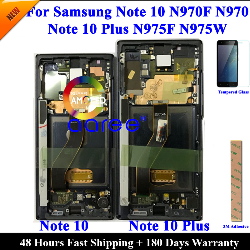 Ensemble Ã©cran tactile LCD Super AMOLED, pour Samsung Note 10 Plus N970F n° 2