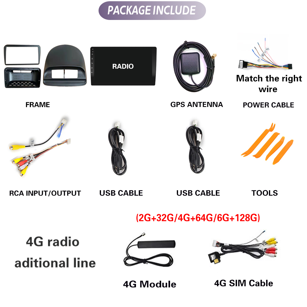 Autoradio 9 Android 10, CarPlay, BT 5, lecteur vidÃ©o, GPS, coaxial, 4G, charge rapide, pour voiture Renault Clio 3 (depuis 2006) n° 6