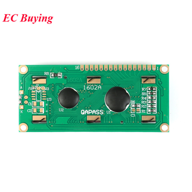 Plaque d'adaptation pour Ardu37, Ã©cran LCD Tech, bleu, jaune, vert, IIC, I2C, hospit1602, 1602A Display Tech, 16x2, 16x2, 5V, 1602 n° 5