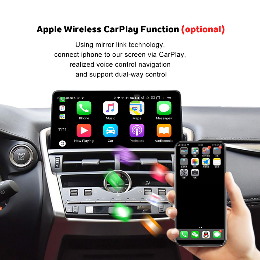 Lecteur vidÃ©o de voiture avec Ã©cran tactile, unitÃ© principale CarPlay, radio, magnÃ©tophone, Android, GPS, Hyundai Getz 2004, 2005, 2006, 2007, 9 pouces, 2Din n° 5