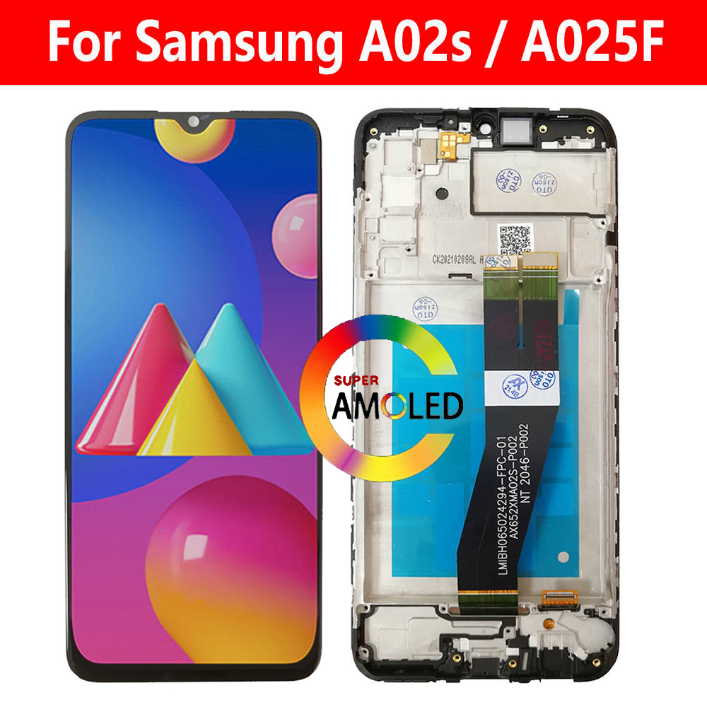 Super AMOLED LCD avec cadre pour Samsung Galaxy A02s A025 SM-A025F/DS Ã©cran tactile HÃ©bergements eur assemblÃ©e A025F A025M LCD n° 1