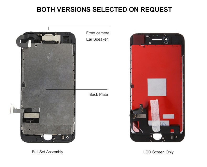 Ensemble complet Ã©cran tactile LCD de remplacement, 3D, AAA, pour iPhone 8 Plus, nouveau n° 5