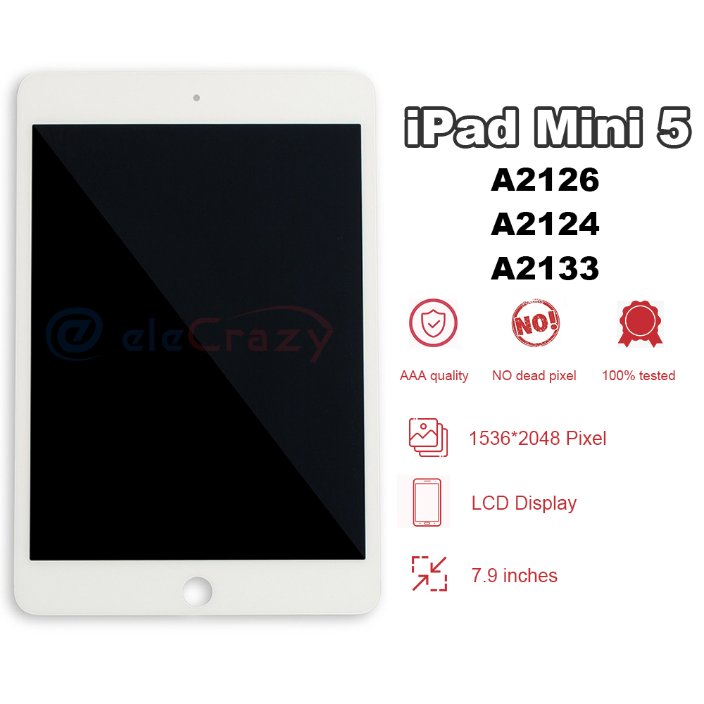 Ensemble Ã©cran tactile LCD de remplacement, AAA +, pour iPad Mini 5 Mini5 2019 5e gÃ©nÃ©ration, A2126, A2124, A2133 n° 2