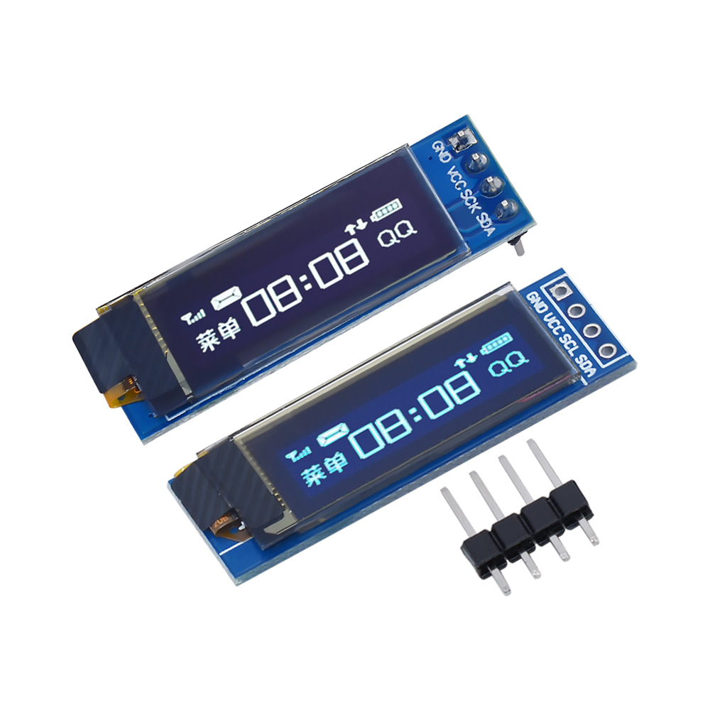 WAVGAT-Module d'affichage OLED LCD, technologie d'affichage LED, bleu et blanc, communication IIC, 0.91 pouces, 0.91 pouces, 0.91 pouces, OLED ogeneX32 n° 3