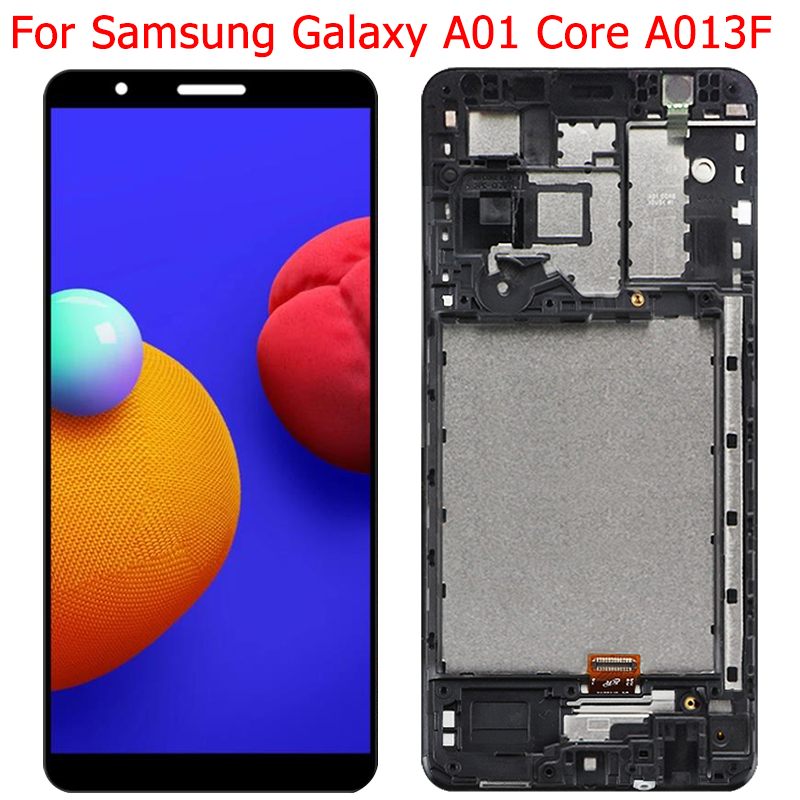 Original A013F LCD pour Samsung Galaxy A01 Core Ã‰cran LCD avec Cadre 5.3 Ã‰cran SM-A013F A013G A013M/DS Affichage n° 1