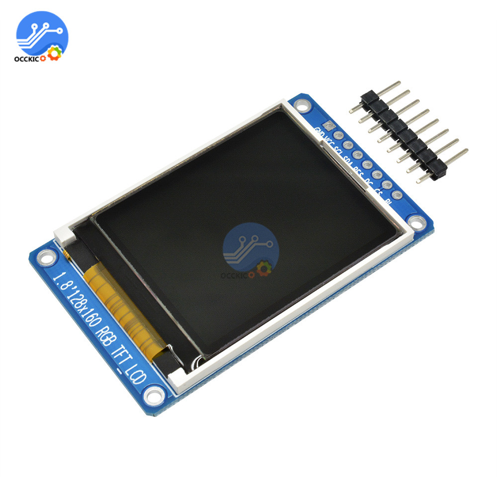 Module d'affichage LCD OLED 1.8 pouces, polychrome, rvb 128x160 TFT ST7735S, pilote DC 3.3V pour Arduino, KIT de bricolage n° 2