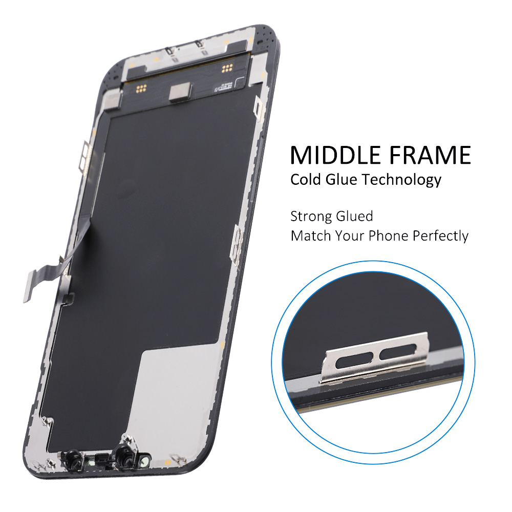 Bloc Ã©cran tactile LCD OLED de remplacement, 3D, grade AA +, pour iPhone 12 Pro Max 12 Mini n° 4