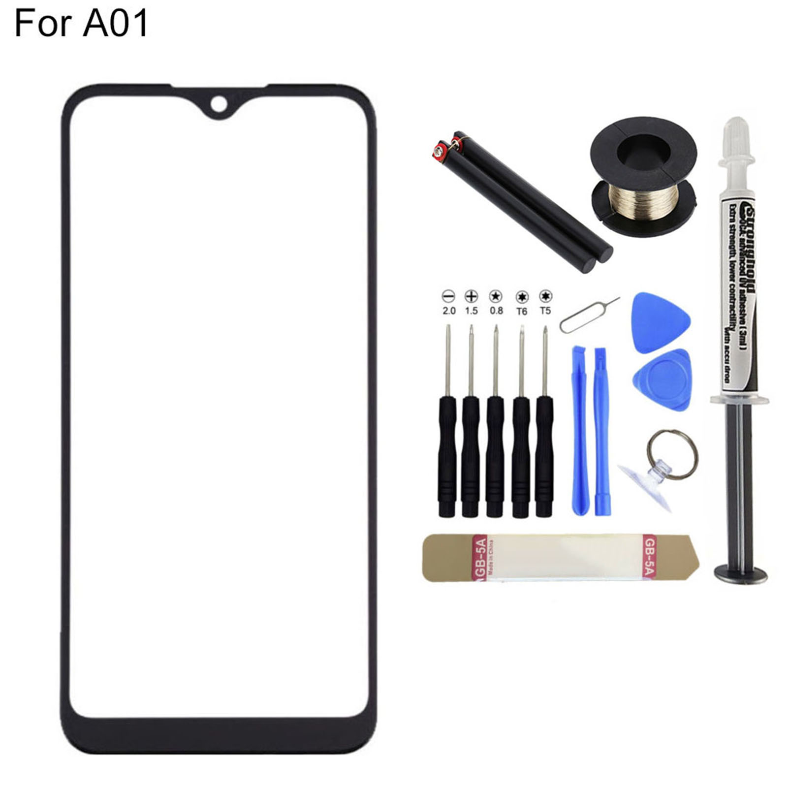 Kit d'outils de remplacement de lentille extÃ©rieure d'Ã©cran, couvercle en verre pour Samsung Galaxy A71 01 A11 A21 A31 A41 A51 n° 4