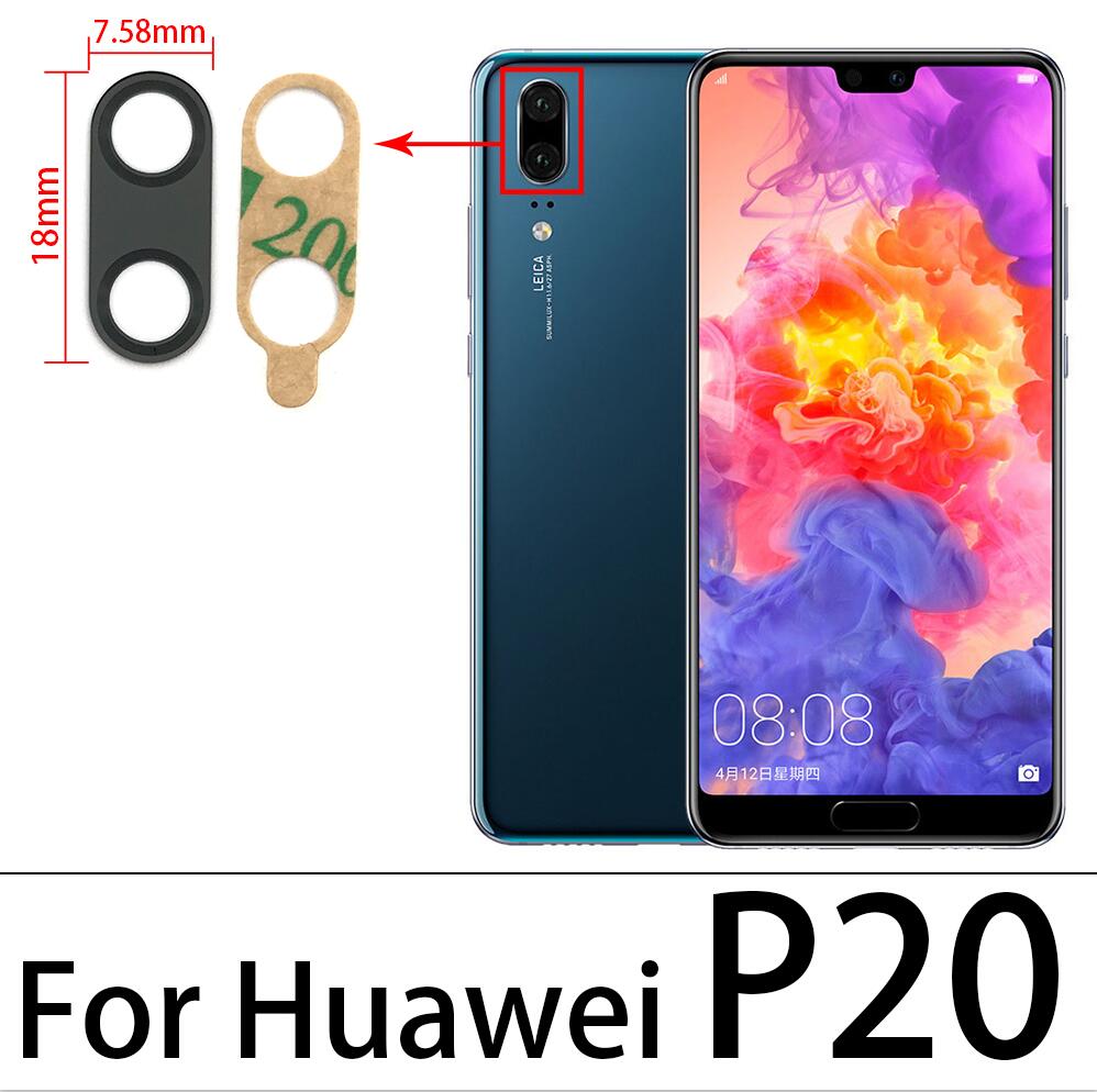 Objectif en verre de camÃ©ra arriÃ¨re d'origine avec autocollant, pour Huawei P30 P40 Lite 5G P30 P40 Pro, avec outil de rÃ©paration n° 2