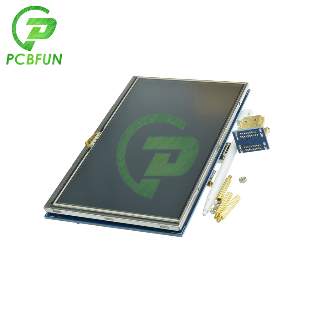 Ã‰cran tactile LCD TFT 5 pouces 840X480 HDMI, Module de protection pour Raspberry Pi 800 Ã— 480, haute rÃ©solution n° 6