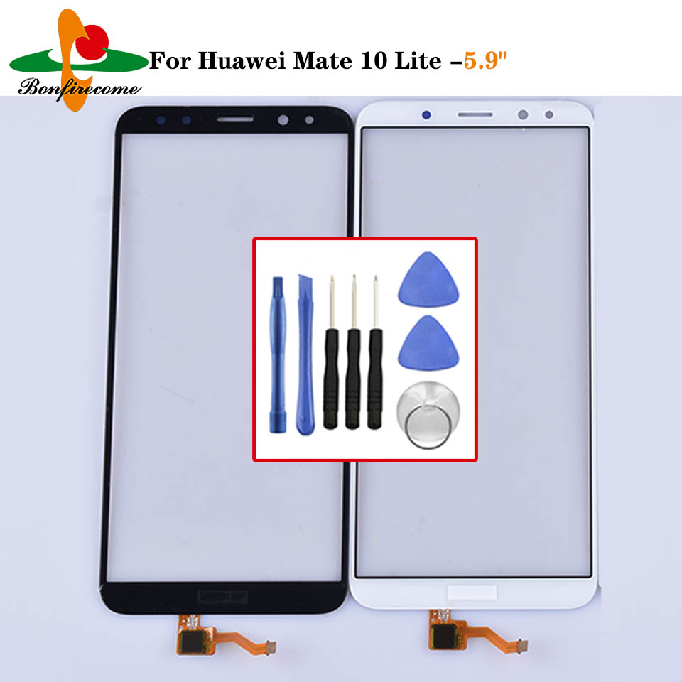 Ã‰cran tactile pour Huawei Mate 10 Lite, Nova 2i, panneau de HÃ©bergements eur, capteur de verre avant LCD n° 1