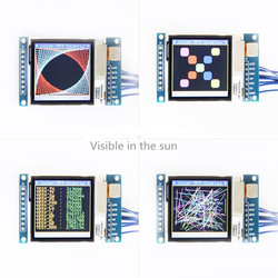 Taidacent â€“ Ã©cran Lcd transparent de 1.6 pouces, 5V, SSD1283A, 130x130 pixels, rvb, 65K, 4 fils SPI Tft small picture n° 6