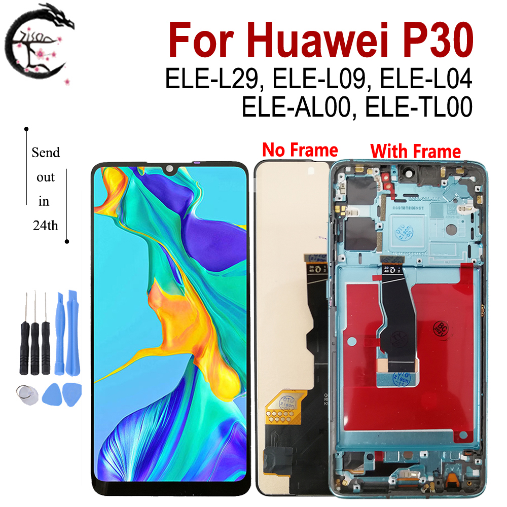 Incell ELE-L29 LCD Avec Cadre Pour Huawei P30 Affichage ELE-L09 ELE-L04 Ã‰cran Tactile Digitizer AssemblÃ©e Remplacement P30 LCD Ã‰cran n° 1