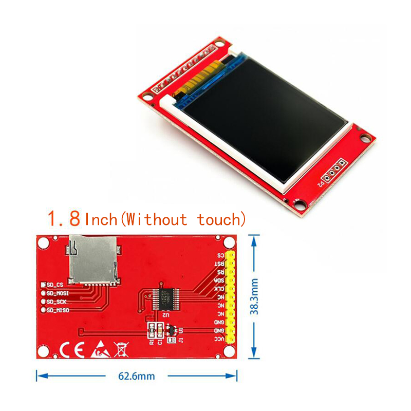 1.44/1.8/2.0/2.2/2.8 pouce TFT couleur Ã©cran LCD Module d'affichage lecteur ST7735 ILI9225 ILI9341 Interface SPI 128*128 240*320 n° 2