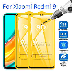 Verre de protection d'Ã©cran pour Xiaomi Redmi 9, couverture complÃ¨te, protecteurs d'Ã©cran, 9D, 9A, 9C, Xaomi, Redmi9, M2004J19AG, 2 piÃ¨ces