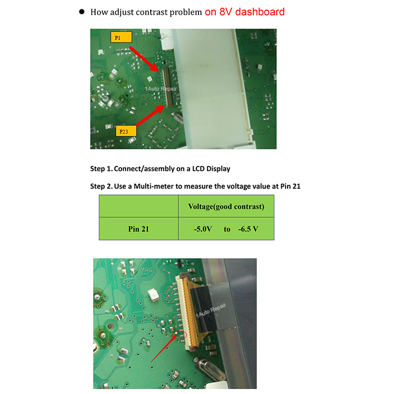 INClifment-Ã‰cran d'affichage LCD pour prisonnier, classe A B, compteur de vitesse W245, tableau prÃ©dit, 7V, A1695400448, 0263643242 n° 5