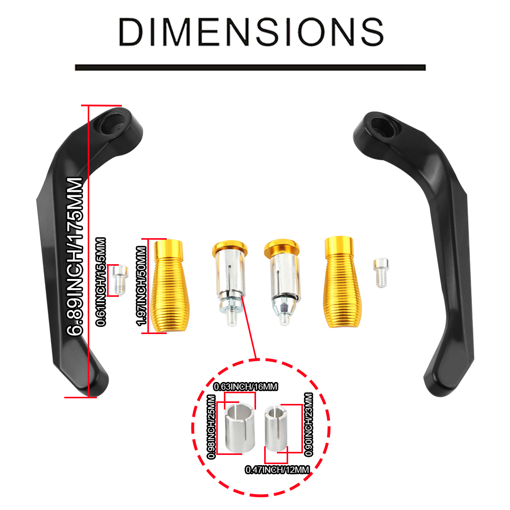 Garde de poignÃ©e de guidon de moto, extrÃ©mitÃ© + levier de frein et d'embrayage, adaptÃ© Ã  Aprilia RSV4 FACTORY 2009 2020 2021 n° 4