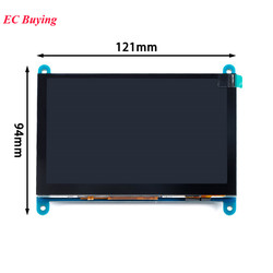 Moniteur HDMI 5 pouces 800x480 USB, Ã©cran tactile, Ã©cran LCD 5.0 pouces, technologie pour Raspberry Pi 2B/3B +/4B/PC/BB, noir/gels Pi small picture n° 3