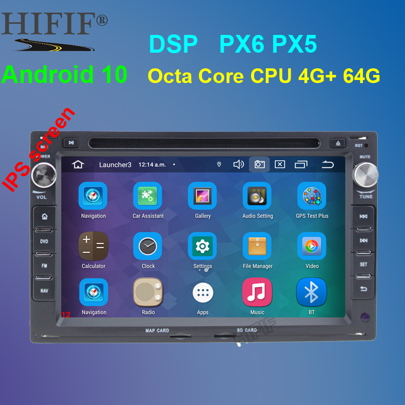 PX5 DSP IPS Octa Core Android 10, DVD, GPS, Radio pour voiture ancienne VW Transporter T4/T5 Bora Passat Mk5 Golf Mk4 Polo Jetta 1998-2008 n° 1