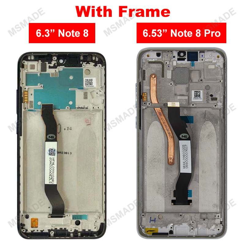 Ã‰cran tactile LCD de remplacement, pour Xiaomi Redmi Note 8 Pro, original n° 5