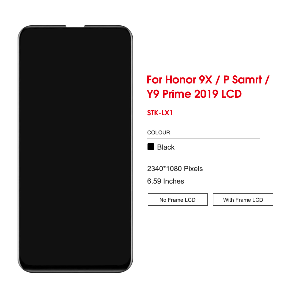 6.59 en effet pour Huawei Y9 Prime 2019 / Huawei P Smart Z Ã©cran LCD pour Honor 9X (Global) STK-LX1 Ã©cran tactile HÃ©bergements eur assemblÃ©e n° 3