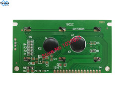 Ã‰cran d'affichage LCD avec module vert, 15PIN, LEDA, 16PIN, LEDK, 1602C, HD44780, BC1602H, 84*44mm small picture n° 2