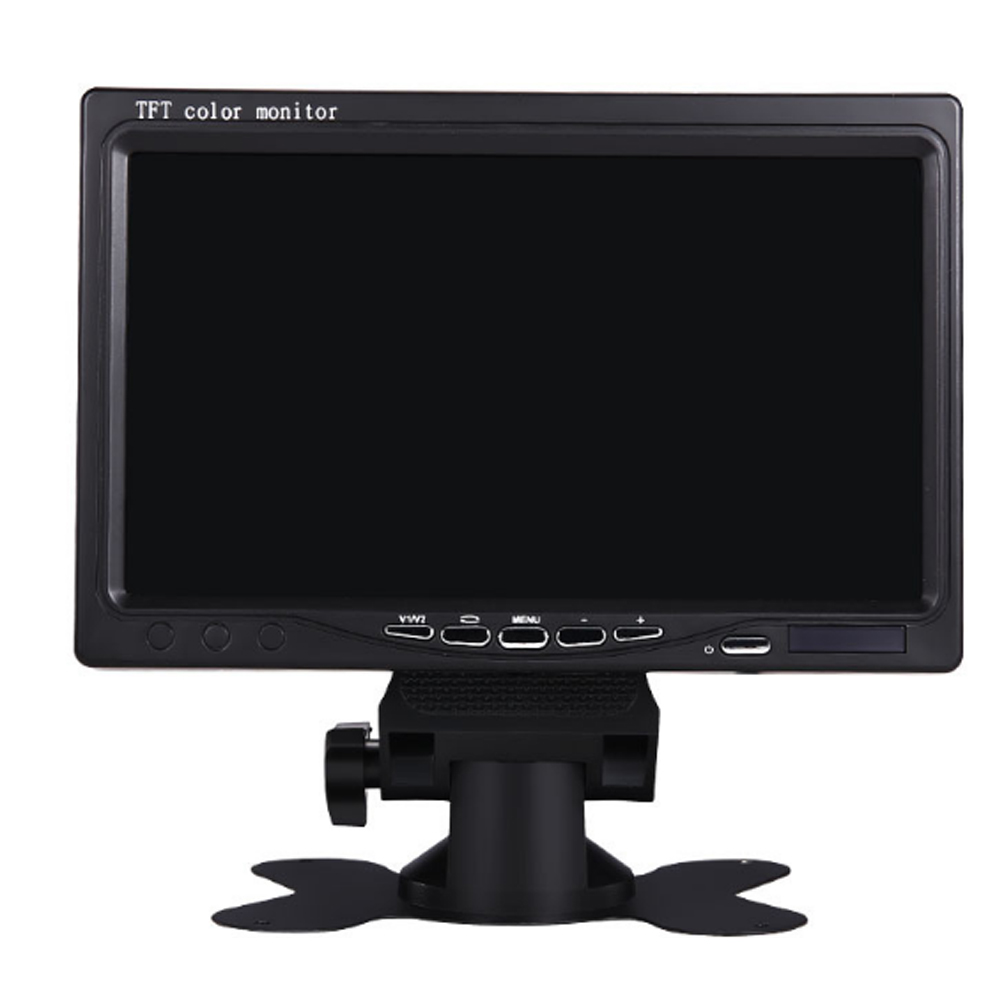 Moniteur de Voiture TFT LCD CCD HD NumÃ©rique 16:9, 7 Pouces, Ã‰cran 1024x600, EntrÃ©e VidÃ©o 2 Voies pour PaupiÃ¨res, CamÃ©ra de Rectransistors, DVD VCD n° 6