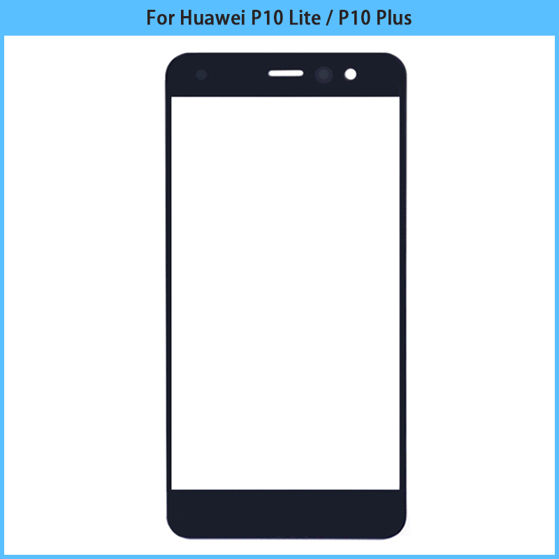 Ã‰cran tactile LCD pour Huawei P10 Lite / P10 Plus, panneau de verre extÃ©rieur avant, lentille P10Lite, Ã©cran tactile, remplacement du couvercle en verre, nouveau n° 2