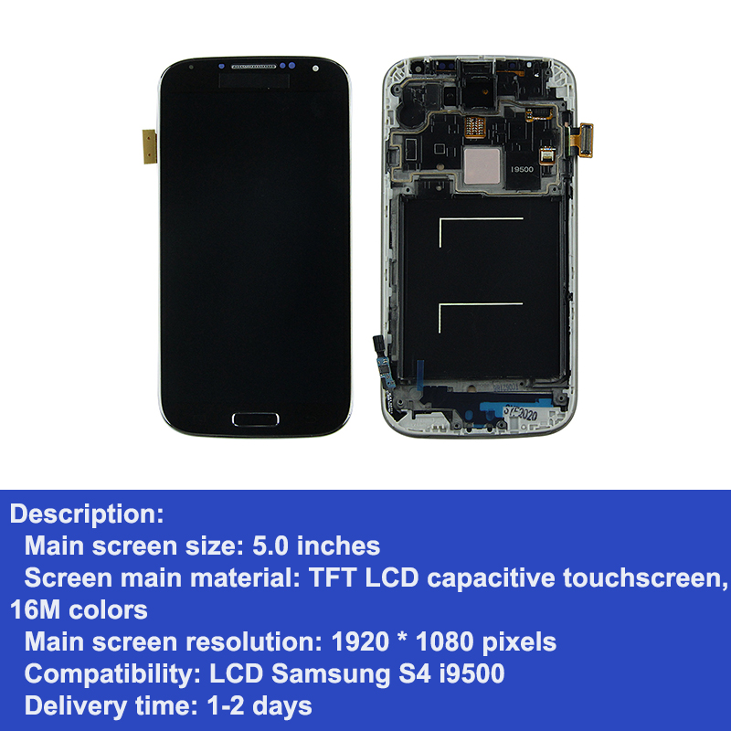 Ã‰cran LCD d'origine Super AMOLED S4 pour Samsung Galaxy S4 GT-i9505 i9500 i9affair i337 LCD Ã©cran tactile HÃ©bergements eur assemblÃ©e 5.0 pouces n° 3