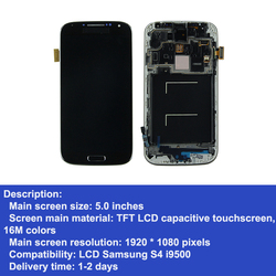 Ã‰cran LCD d'origine Super AMOLED S4 pour Samsung Galaxy S4 GT-i9505 i9500 i9affair i337 LCD Ã©cran tactile HÃ©bergements eur assemblÃ©e 5.0 pouces small picture n° 3