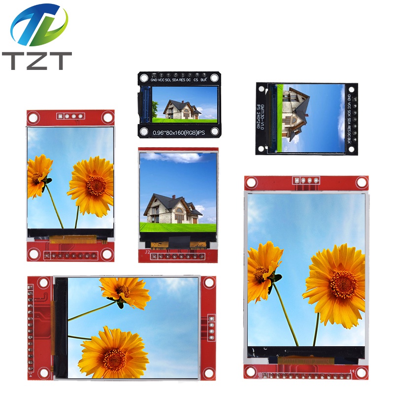 Ã‰cran TFT pour Ardu37, 0.96 pouces, 1.3 pouces, 1.44 pouces, 1.8 pouces, 2.4 pouces, 2.8 pouces, 3.5 pouces, technologie LCD ST7735 ILI9341, pilote petÃ©ventuelles I n° 1