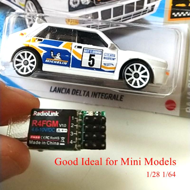 Radiolink â€“ Mini rÃ©cepteur Ã  4 canaux R4FGM avec gyroscope, pour voiture de Drift de poche 1:28 1:64 RC, fonctionne avec RC4GS RC6GS T8S T8FB RC8X n° 3