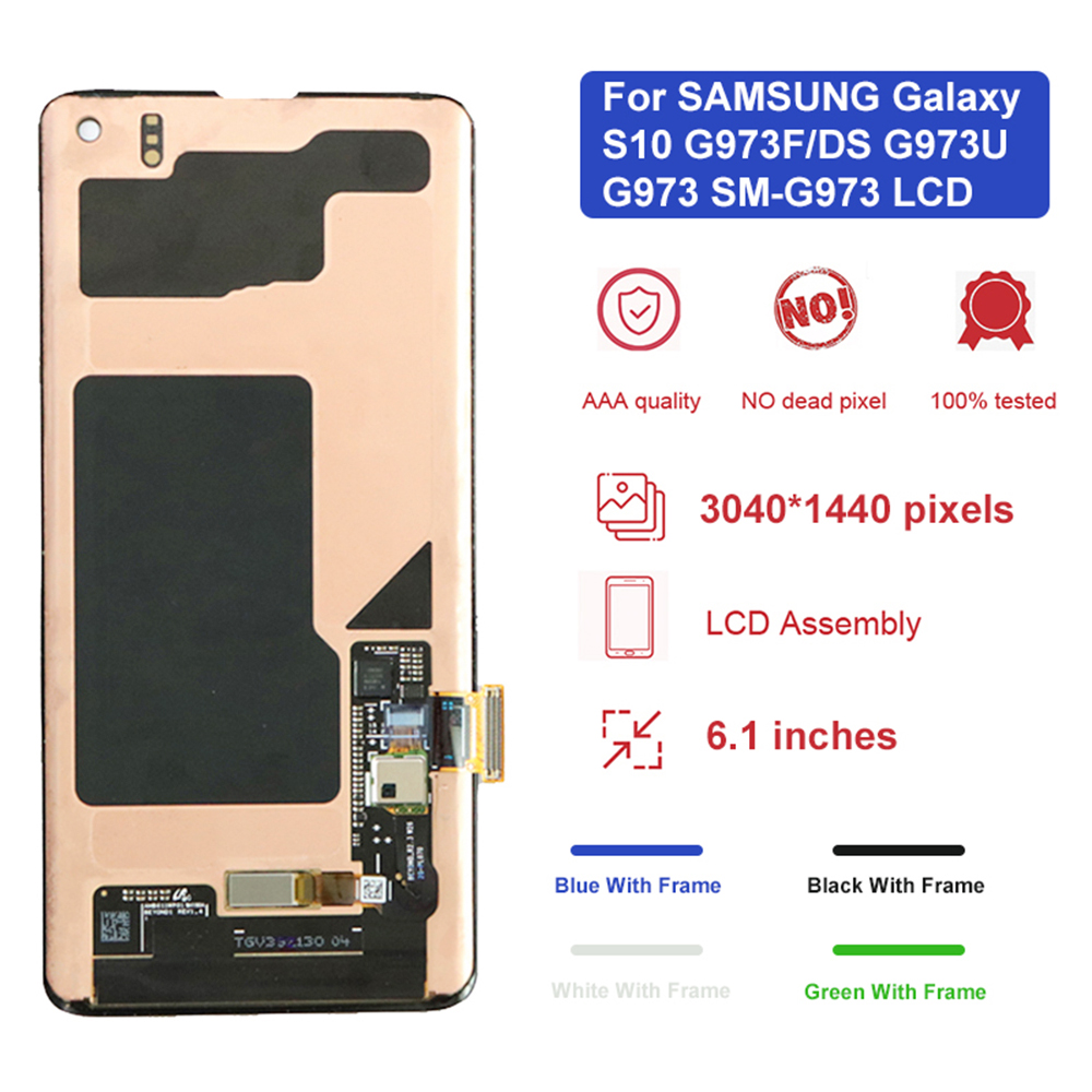 Bloc Ã©cran tactile LCD, 6.1 pouces, pour Samsung Galaxy S10 G973F/DS G973U G973, Original n° 3