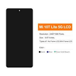 Remplacement de l'Ã©cran tactile LCD avec cadre, Xiaomi Mi 10T Lite 5G, Ata 10T Lite, MPF J17G, Original small picture n° 2