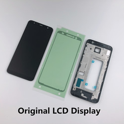 Ã‰cran tactile LCD Original avec boÃ®tier et cadre avant + adhÃ©sif, pour Samsung Galaxy J4 Plus 2018 J4 + J415 J415f J415FN