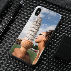 Coque de tÃ©lÃ©phone en verre avec photo personnalisÃ©e, bricolage, impression personnalisÃ©e, iPhone X, 11, 12, 13 Mini, 14, 15 Pro Max, Poly 7, 8, 14 Plus small picture n° 5