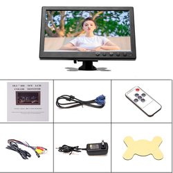 PodoNuremberg-Moniteur 10.1 pouces pour tÃ©lÃ©vision et ordinateur, Ã©cran LCD pour camÃ©ra de recul de voiture et systÃ¨me de sÃ©curitÃ© domestique small picture n° 6