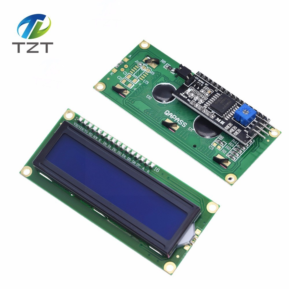 Ã‰cran LCD bleu et vert IIC/I2C pour Ardu371602, module UNO r3 mega2560 hospit1602 hospit1602 + I2C, 1602 n° 5