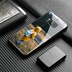 Coque de téléphone en verre avec photo imprimée personnalisée pour Samsung, compatible aux modèles Galaxy S8 S9 S10e S21 S22 S20 S20FE ultra Plus Note 20 9 10 small picture n° 4